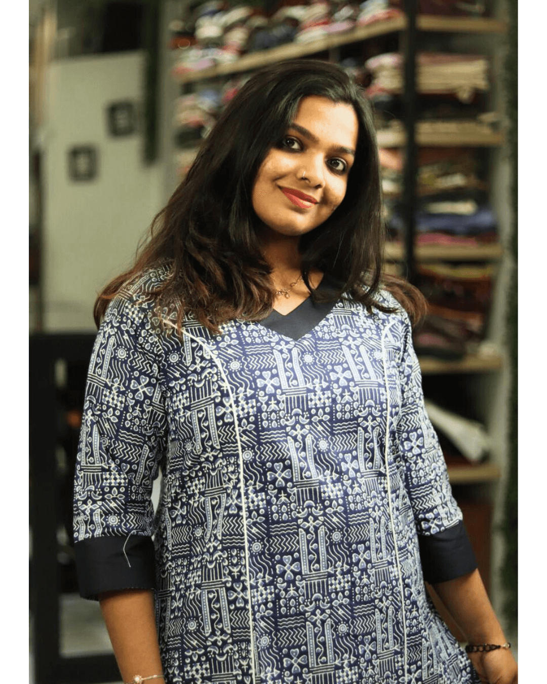 Daily wear cotton Kurti - Thelashonline