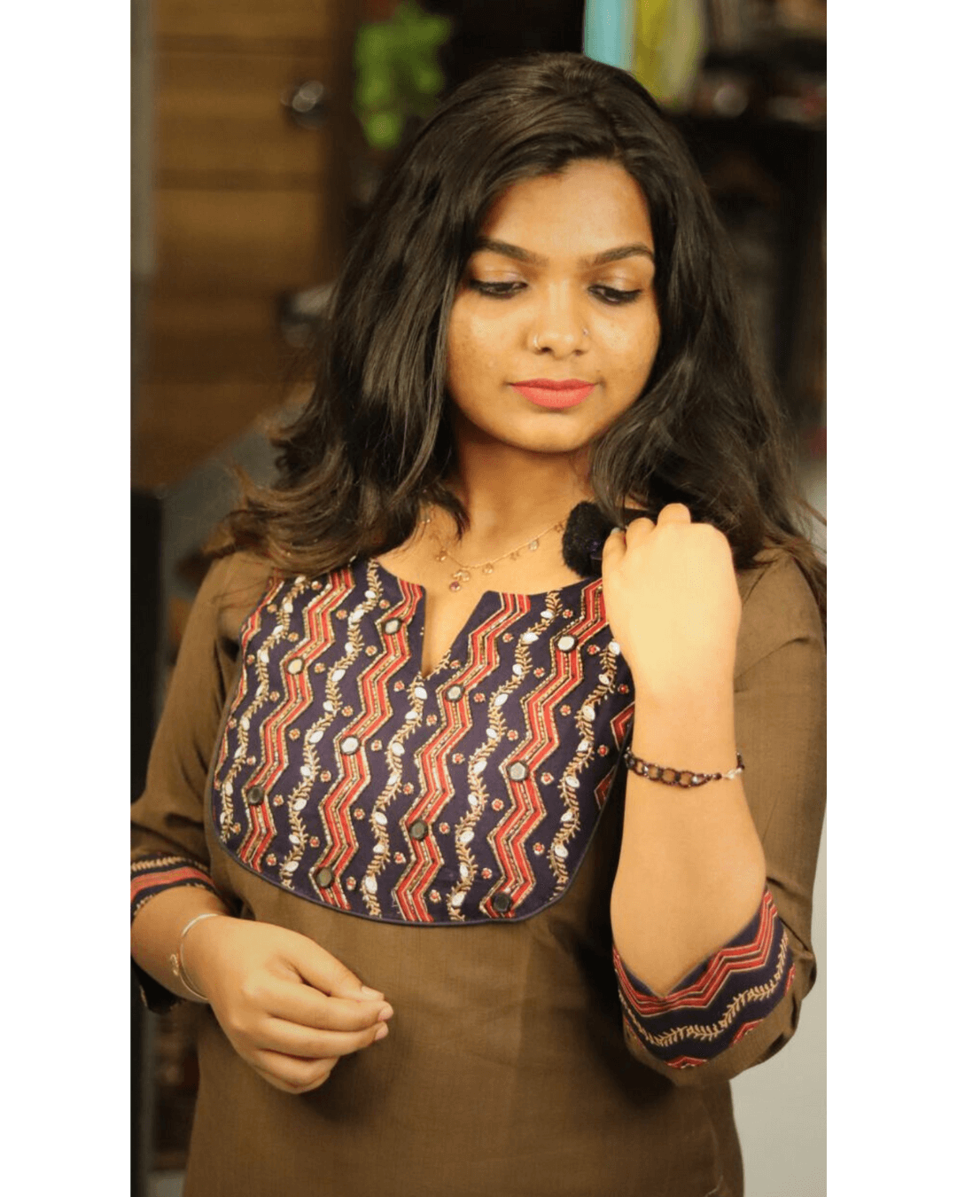 AS34-Cotton Designer Kurti