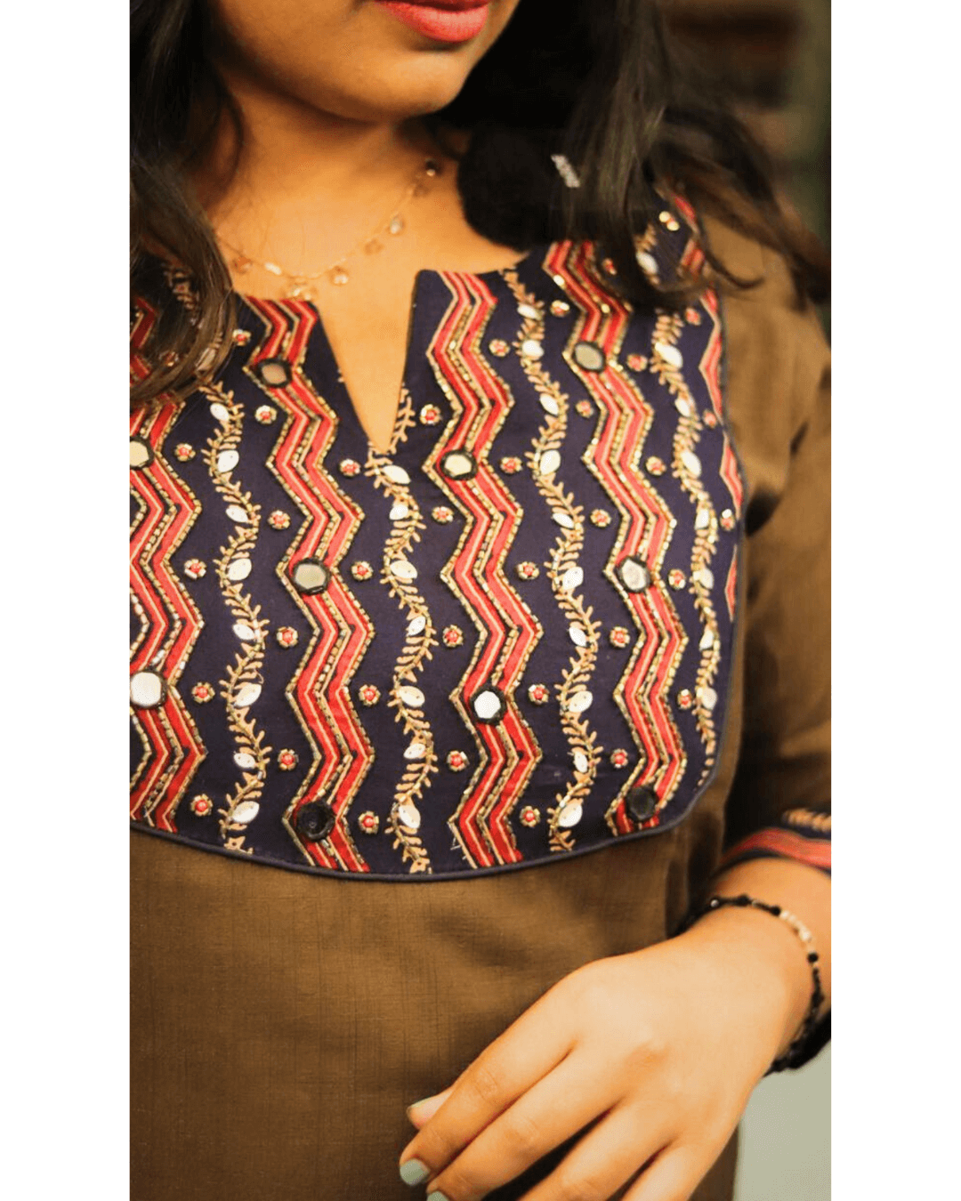 AS34-Cotton Designer Kurti