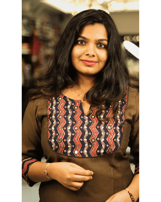 AS34-Cotton Designer Kurti