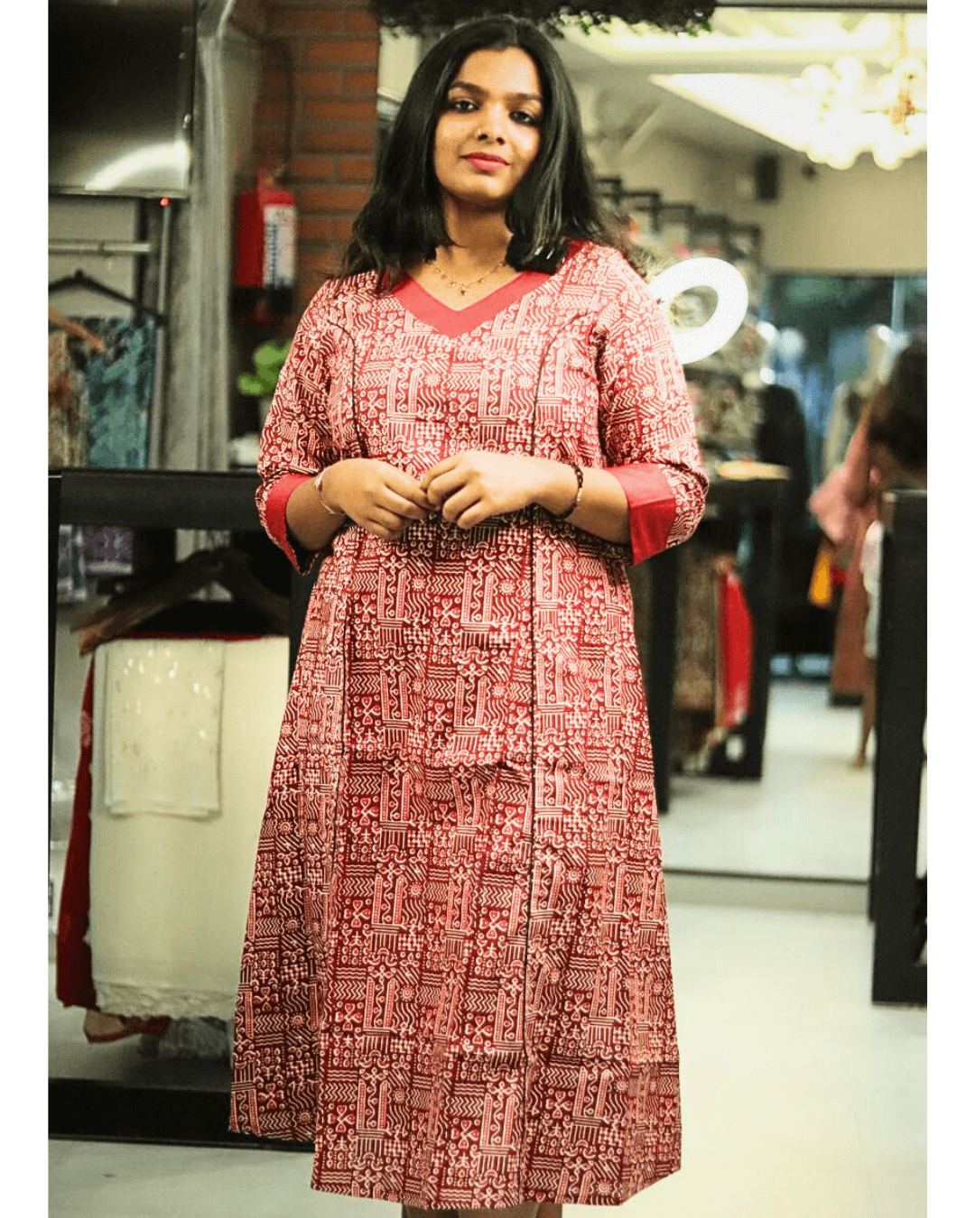 Daily wear cotton Kurti - Thelashonline