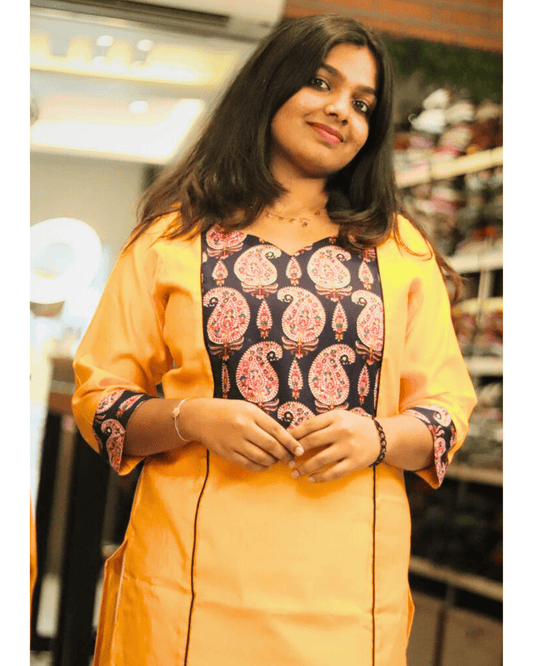 AS33-Cotton Printed Kurti - Thelashonline