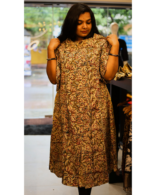 ASH 30- Cotton Kalamkari Panel top