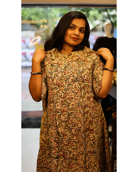 ASH 30- Cotton Kalamkari Panel top